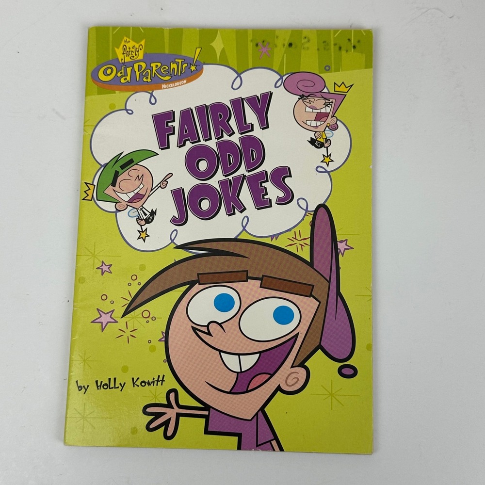 Fairly OddParents Fairly Odd Jokes Scholastic Book Holly Kowitt Nickelodeon Y2K